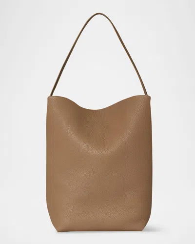 The Row N/s Park Tote Large In Lux Grained Calfksin In Sandpit