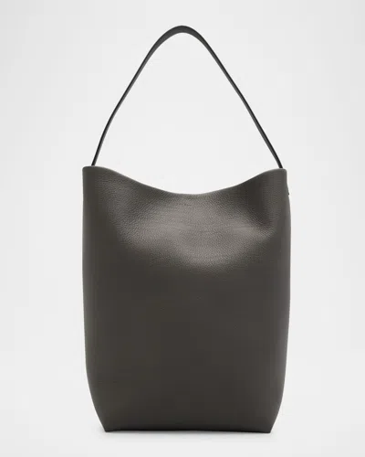 The Row N/s Park Tote Large In Lux Grained Calfksin In Timouse Grey