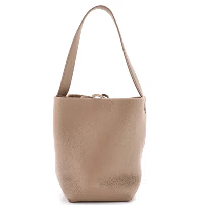 The Row N/s Park Tote Leather Small In Sand