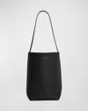 The Row N/s Park Tote Medium In Lux Grained Calfksin In Black