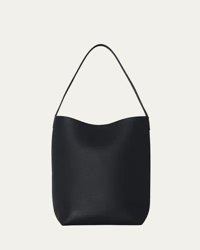 The Row N/s Park Tote Medium In Lux Grained Calfksin In Blue