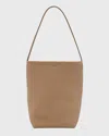 The Row N/s Park Tote Medium In Lux Grained Calfksin In Brown