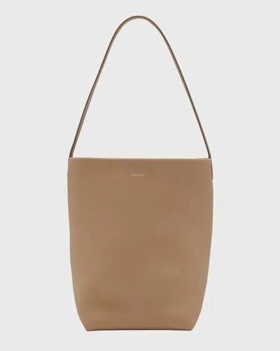 The Row N/s Park Tote Medium In Lux Grained Calfksin In Brown