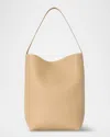 The Row N/s Park Tote Medium In Lux Grained Calfksin In Buld Boulder