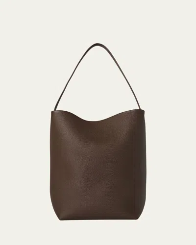 The Row N/s Park Tote Medium In Lux Grained Calfksin In Green