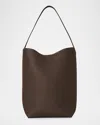 The Row N/s Park Tote Medium In Lux Grained Calfksin In Green
