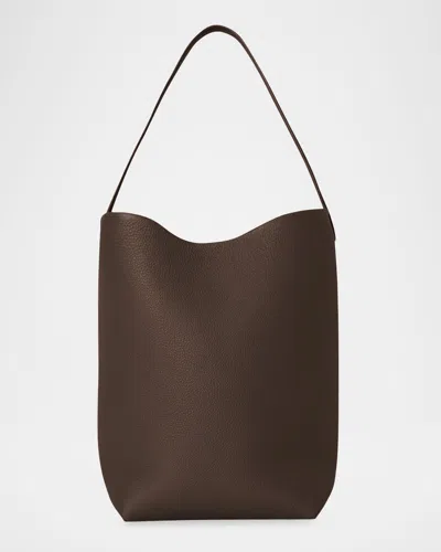 The Row N/s Park Tote Medium In Lux Grained Calfksin In Green