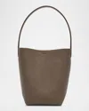 The Row N/s Park Tote Small In Lux Grained Calfksin In Elephant