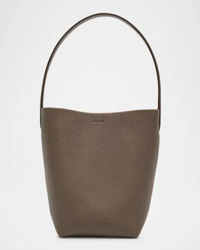 The Row N/s Park Tote Small In Lux Grained Calfksin In Elephant