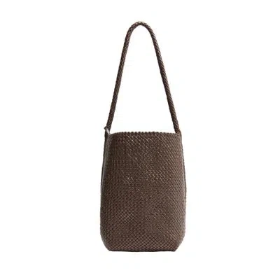 The Row N/s Woven Medium Tote Bag In Brown