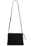 The Row Nu Twin Bag In Grained Calfskin In Dark Navy Pld