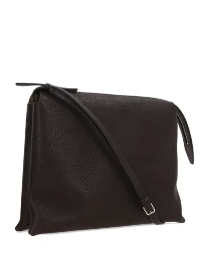The Row Nu Twin Leather Shoulder Bag