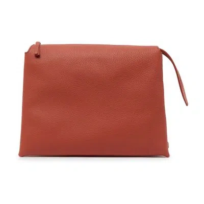 The Row Nu Twin Shoulder Bag In Brown
