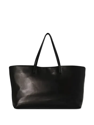The Row Nuance Leather Tote Bag In Brown