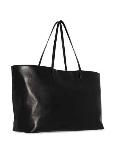 The Row Nuance Tote Bag In Black