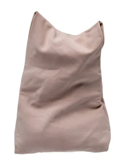 Pre-owned The Row Nubuck Glove Bag In Pink