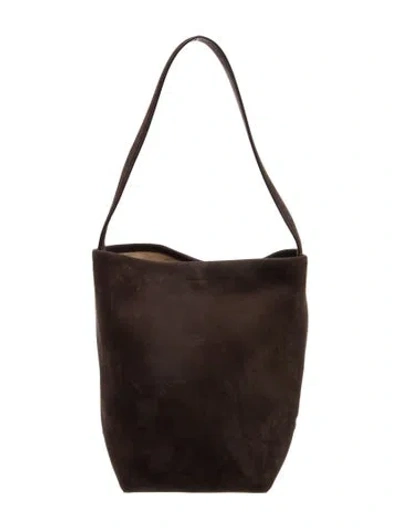 Pre-owned The Row Nubuck N/s Medium Park Tote In Brown