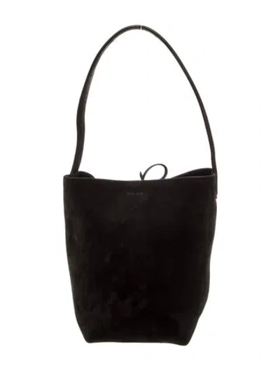 Pre-owned The Row Nubuck N/s Park Tote Small In Brown
