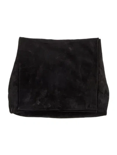 Pre-owned The Row Nubuck Nubuck To Go Tote Large In Black