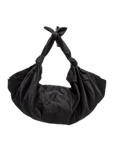 Pre-owned The Row Nylon Ascot In Black