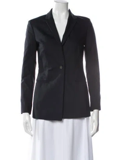 Pre-owned The Row Nylon Blazer In Black