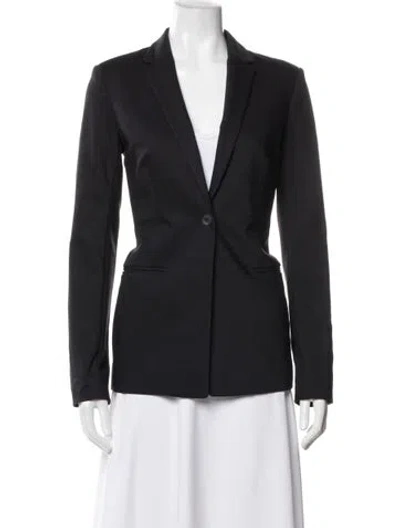 Pre-owned The Row Nylon Blazer In Black