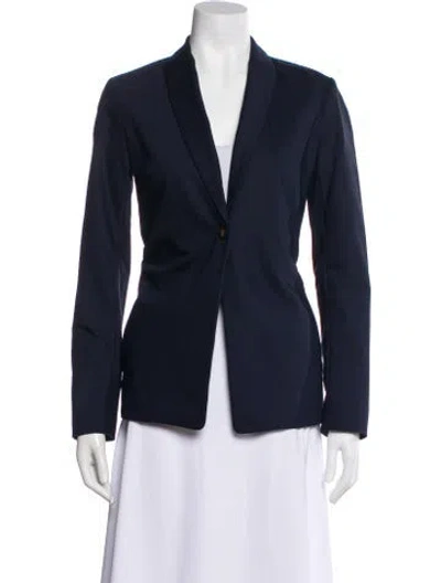 Pre-owned The Row Nylon Blazer In Blue