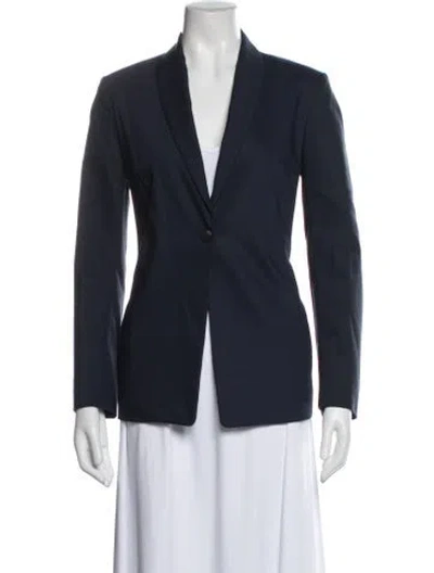 Pre-owned The Row Nylon Blazer In Blue
