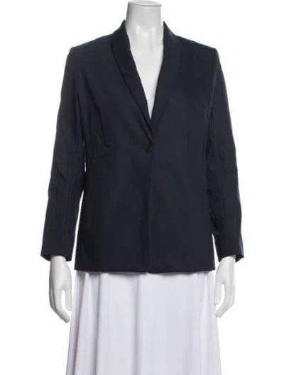 Pre-owned The Row Nylon Blazer In Blue