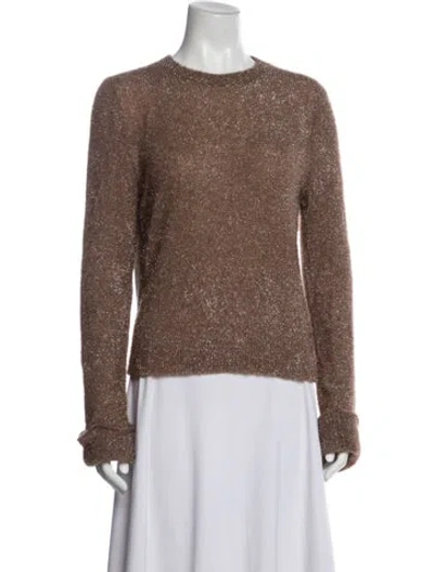 Pre-owned The Row Nylon Crew Neck Sweater