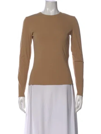 Pre-owned The Row Nylon Crew Neck Top In Neutral