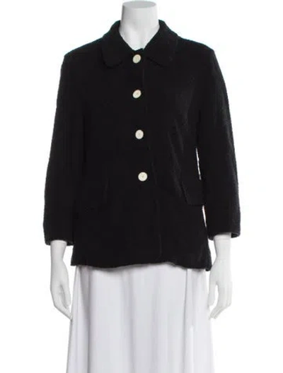 Pre-owned The Row Nylon Evening Jacket In Black