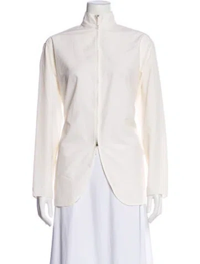 Pre-owned The Row Nylon Evening Jacket In Neutrals