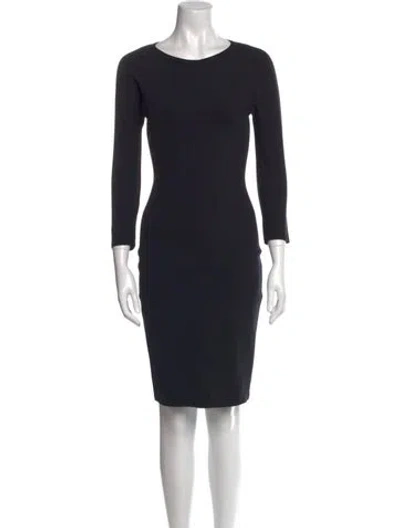 Pre-owned The Row Nylon Knee-length Dress In Black