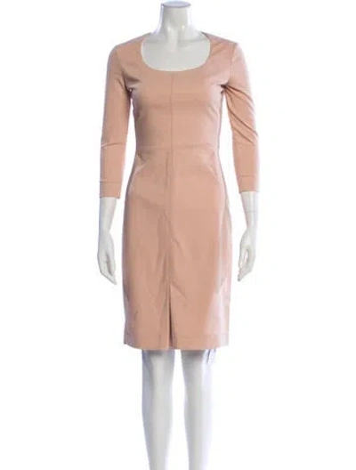 Pre-owned The Row Nylon Knee-length Dress In Neutral