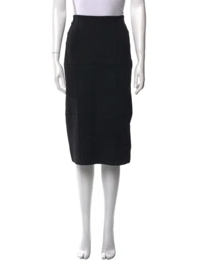 Pre-owned The Row Nylon Knee-length Skirt In Black