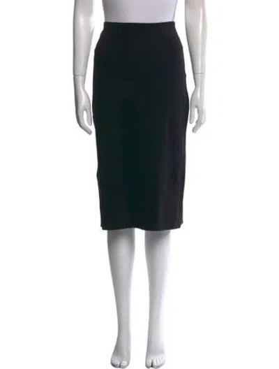 Pre-owned The Row Nylon Knee-length Skirt In Black