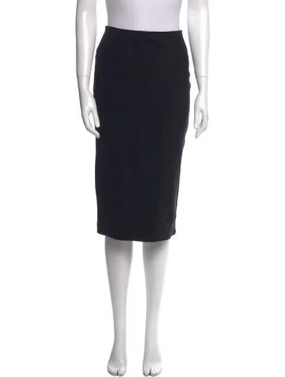 Pre-owned The Row Nylon Knee-length Skirt In Black