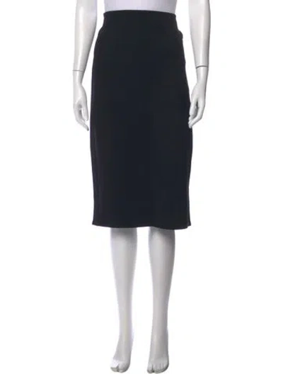 Pre-owned The Row Nylon Knee-length Skirt In Black