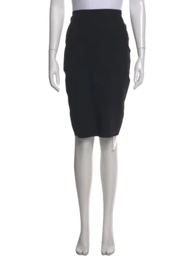 Pre-owned The Row Nylon Knee-length Skirt In Black