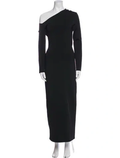 Pre-owned The Row Nylon Long Dress In Black