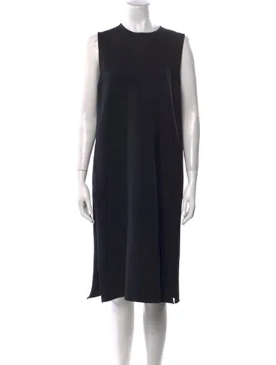 Pre-owned The Row Nylon Midi Length Dress In Black