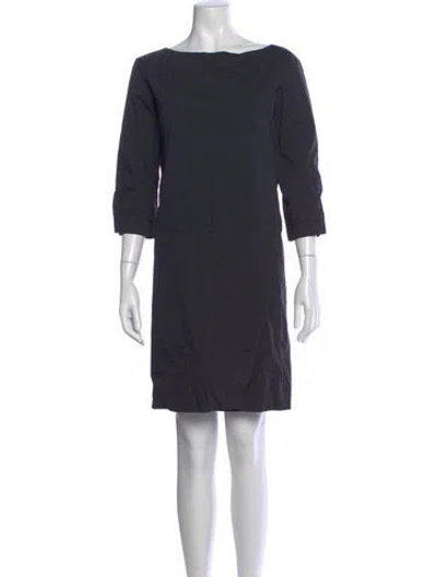 Pre-owned The Row Nylon Midi Length Dress In Blue
