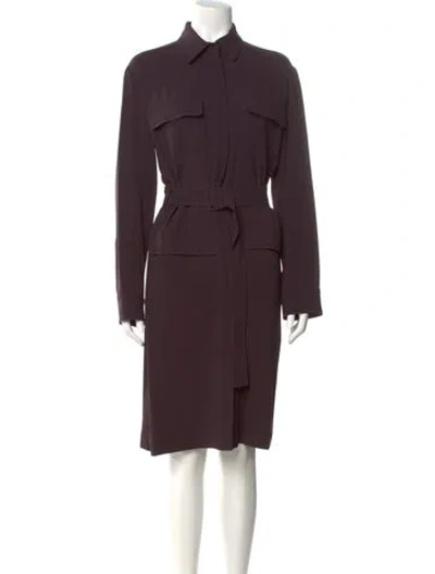 Pre-owned The Row Nylon Midi Length Dress W/ Tags In Purple