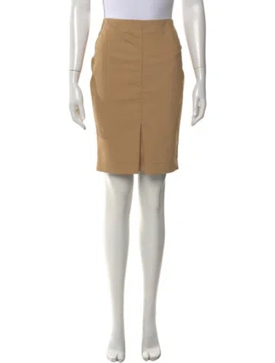 Pre-owned The Row Nylon Midi Length Skirt In Neutral