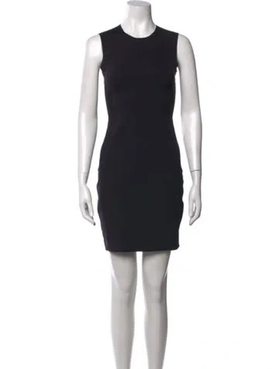 Pre-owned The Row Nylon Mini Dress In Black