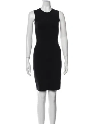 Pre-owned The Row Nylon Mini Dress In Black