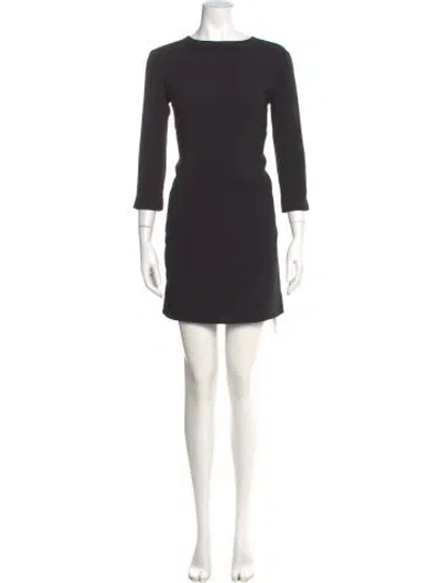 Pre-owned The Row Nylon Mini Dress In Gray