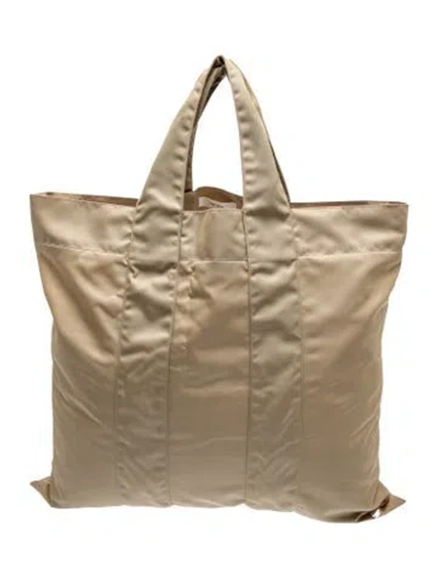 Pre-owned The Row Nylon Sam In Neutrals