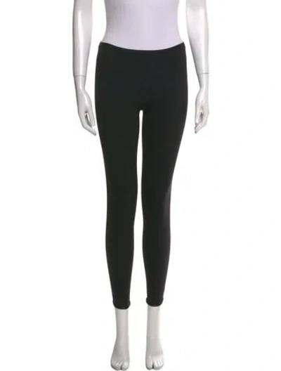 Pre-owned The Row Nylon Skinny Leg Pants In Black